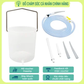 Bộ xô enema nhựa – mẫu XOTO