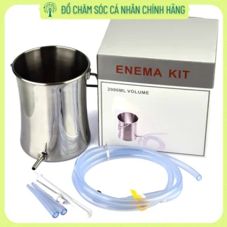 Xô inox 2 lít kèm cọ rửa 1m