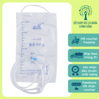 Túi enema 1000 ml dùng 1 lần (bộ 4 túi)
